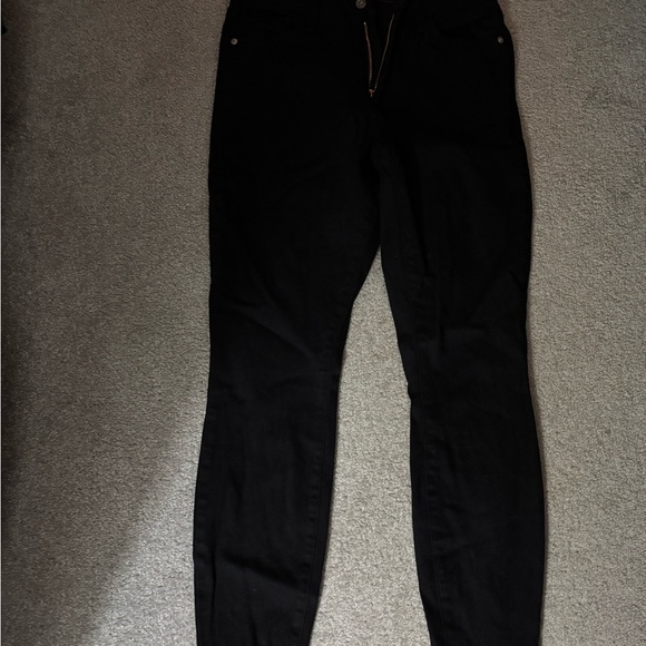 Fran Denim Black Jeans with Red Stitching - Picture 5 of 5